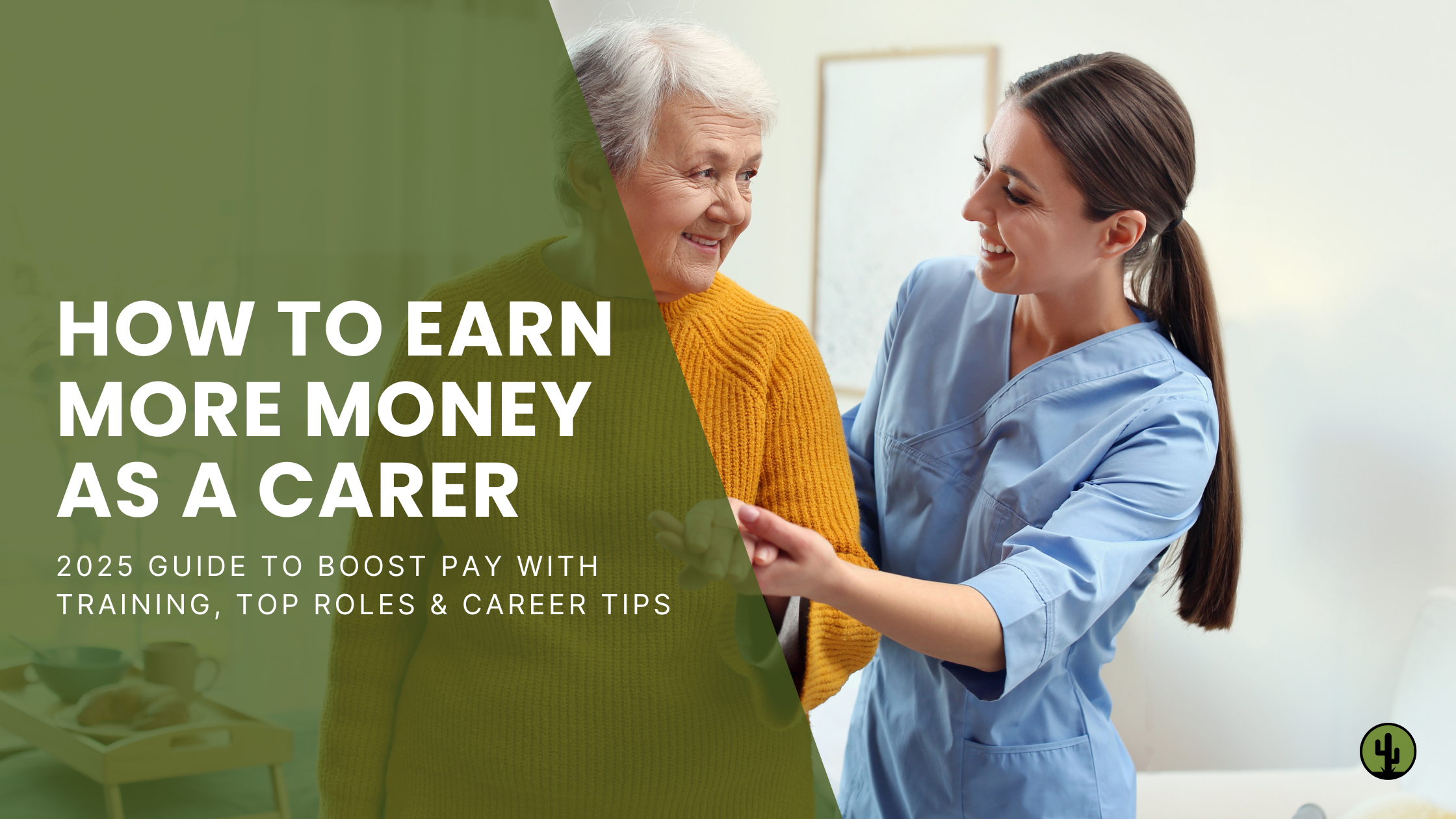 Care Worker Helping Elderly Woman