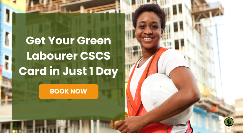 A confident construction worker on a site